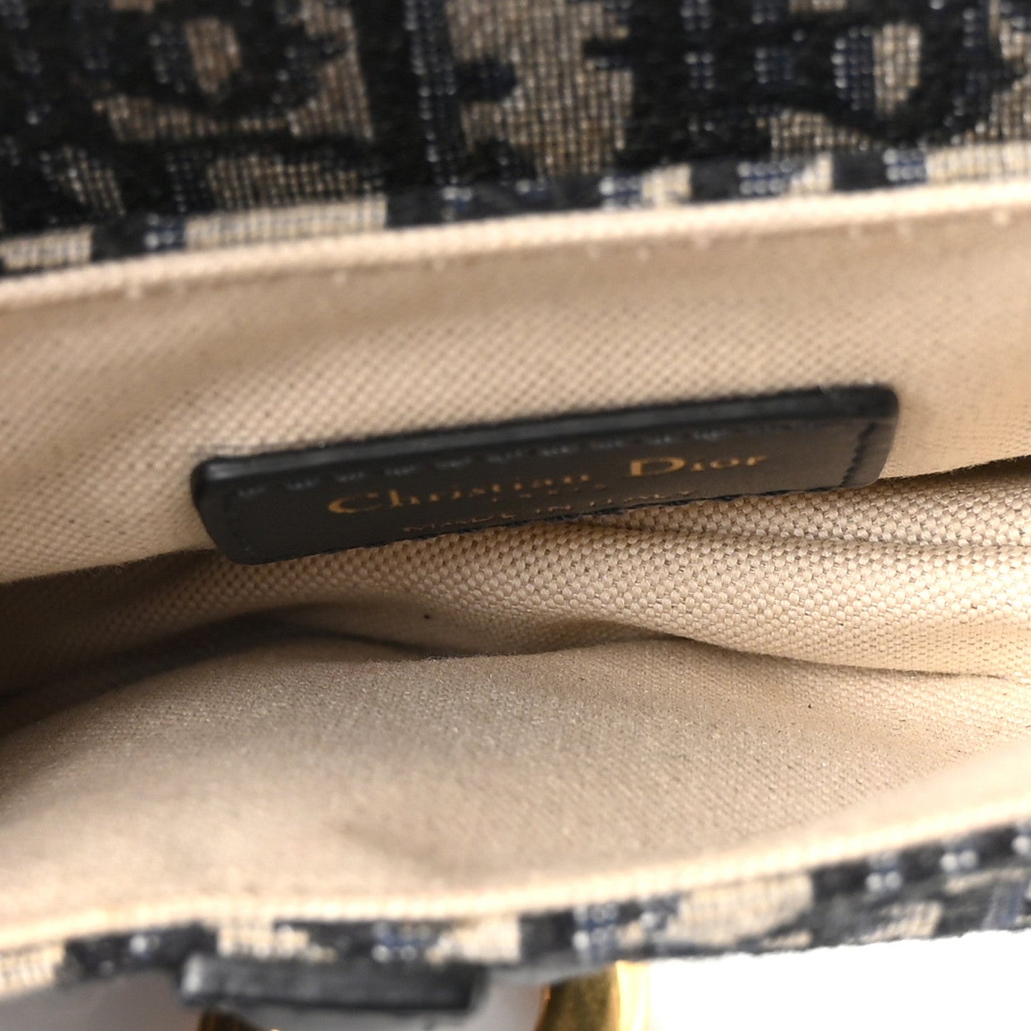Oblique Mini Saddle Bag Blue