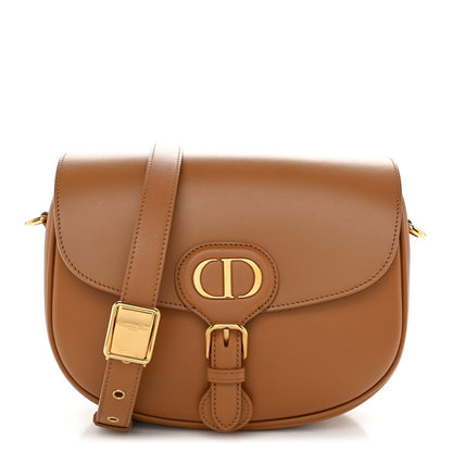 Box Calfskin Medium Bobby Flap Camel
