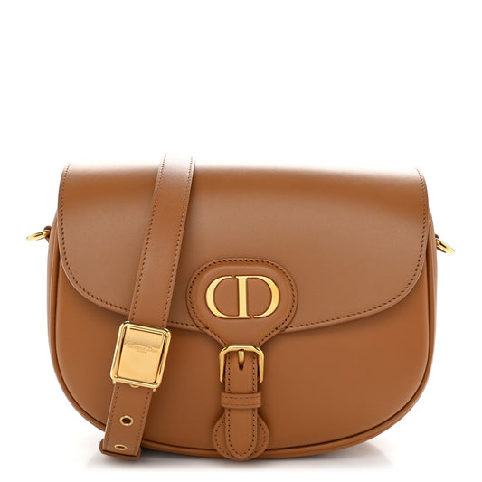 Box Calfskin Medium Bobby Flap Camel