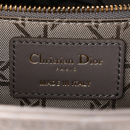 Lambskin Cannage Small My ABCDior Lady Dior Grey