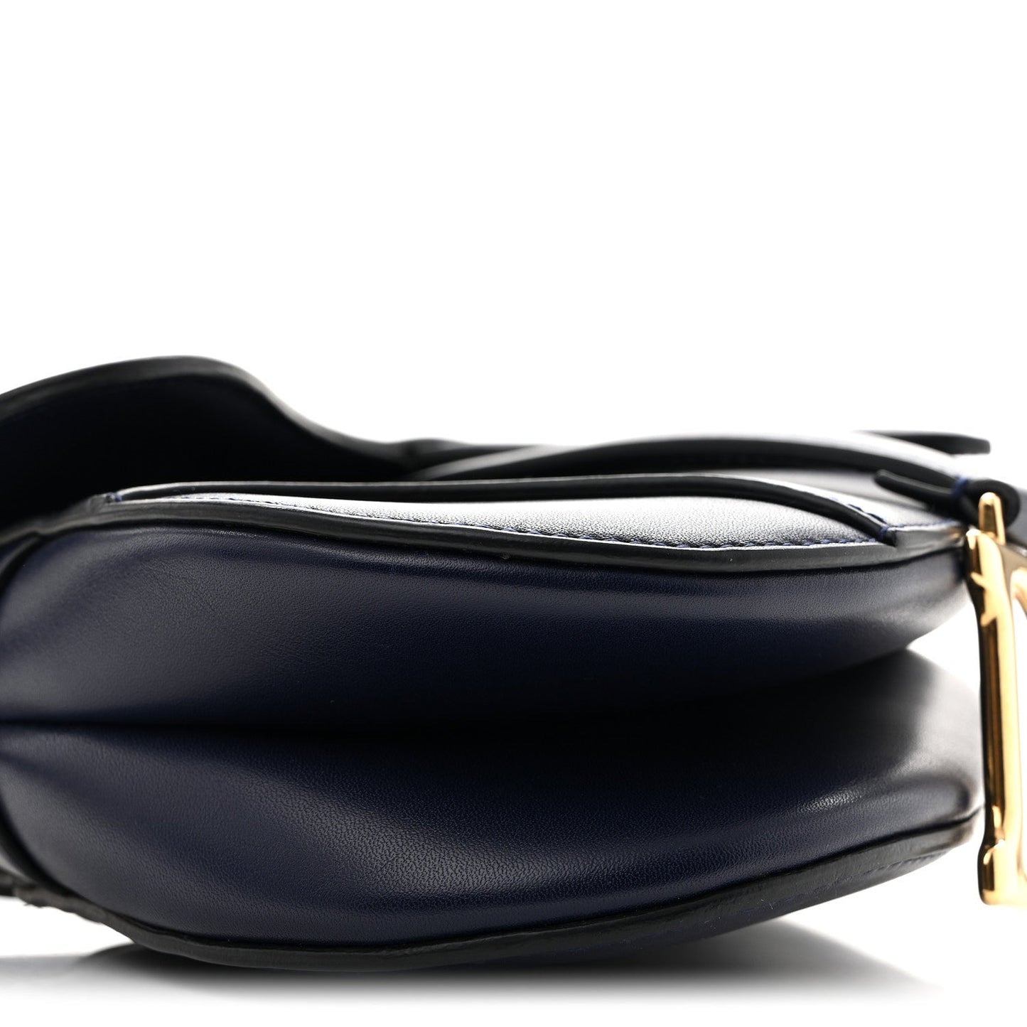 Calfskin Mini Saddle Bag Blue