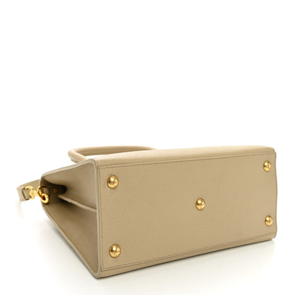 Grained Calfskin St. Honore Tote Beige