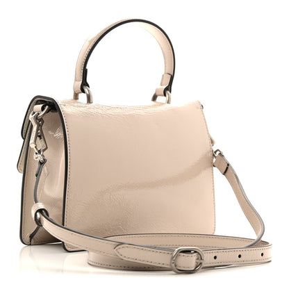 Crinkled Patent Small Dionysus Top Handle Bag Sphinx