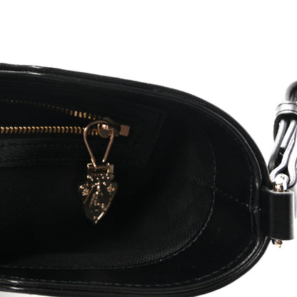 Tritone Calfskin Web Mini Ophidia Bucket Bag Black