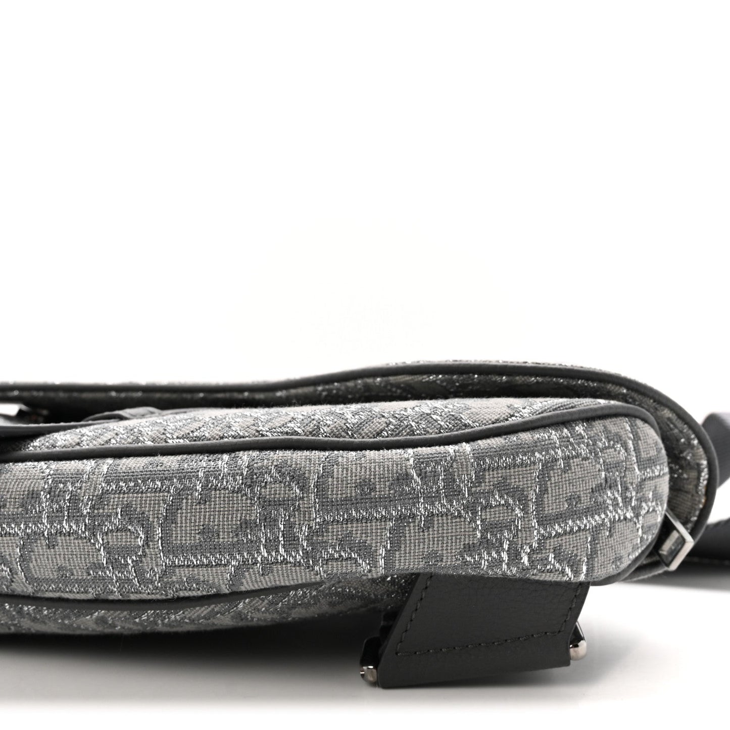 Oblique Mens Saddle Bag Grey