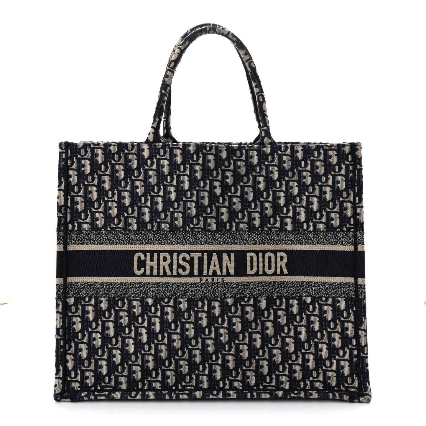 Oblique Large Book Tote Blue Multicolor