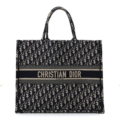 Oblique Large Book Tote Blue Multicolor