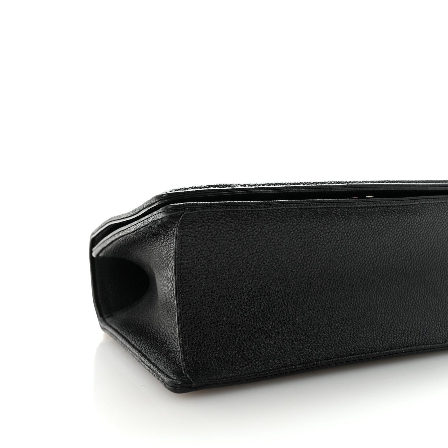 Grained Calfskin Medium Diorama Flap Bag Black