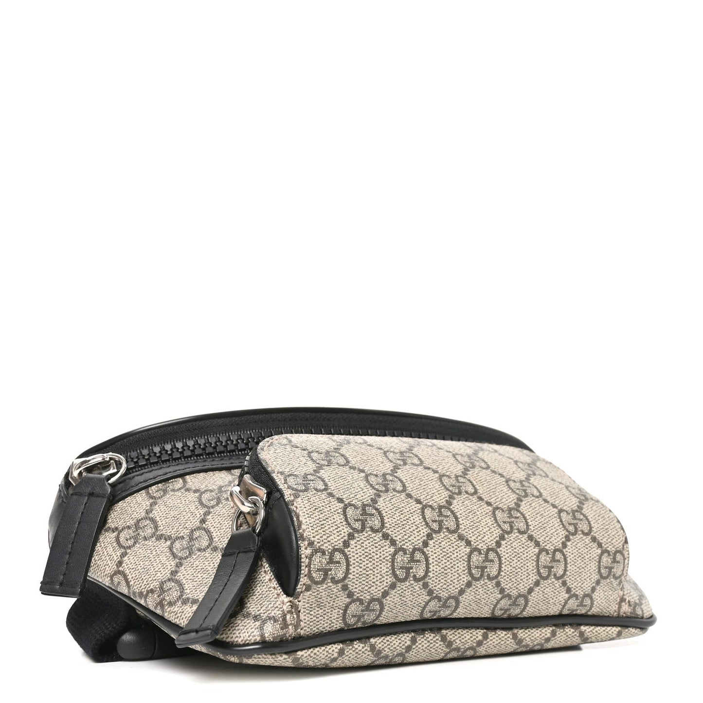 GG Supreme Monogram Belt Bag Black