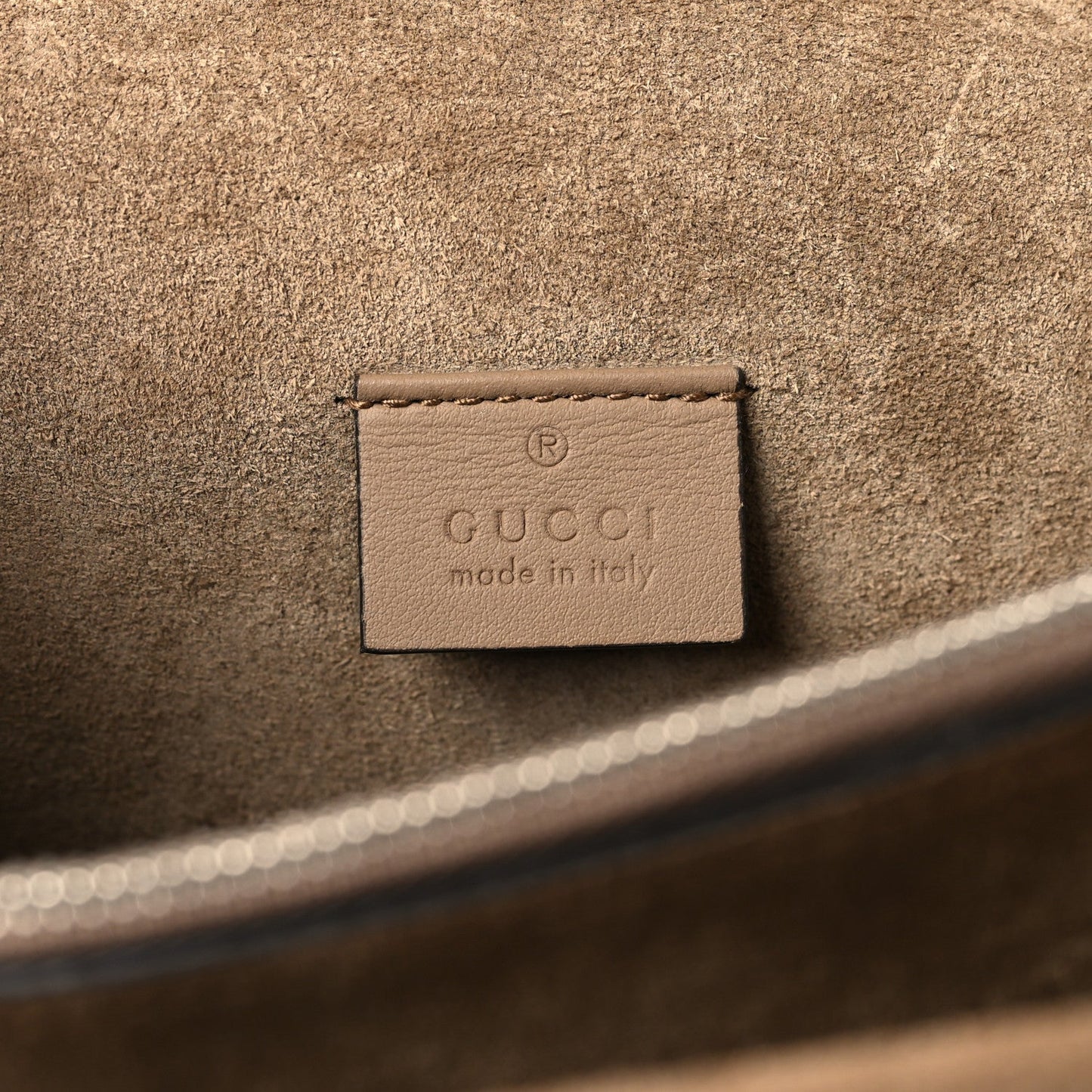 GG Supreme Monogram Small Dionysus Shoulder Bag Taupe