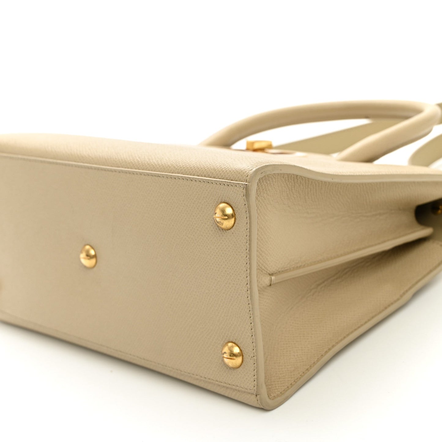 Grained Calfskin St. Honore Tote Beige