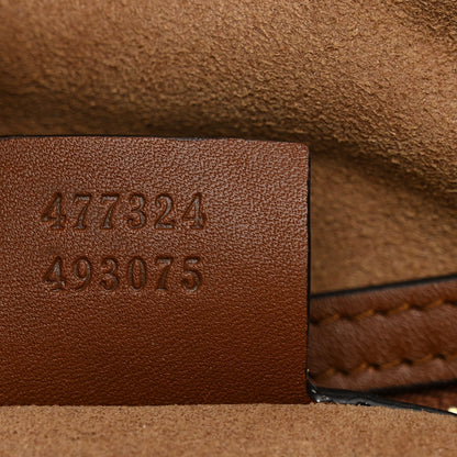GG Supreme Monogram Large Linea A Hobo Light Brown