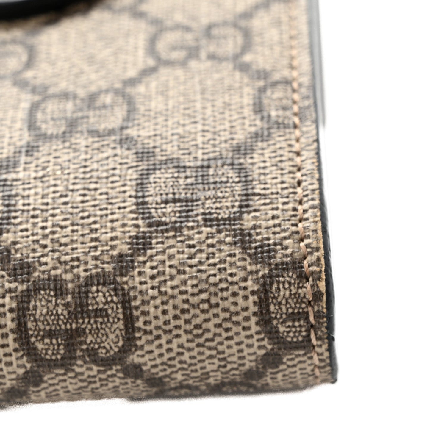 GG Supreme Monogram Mini Peony Pearly Black