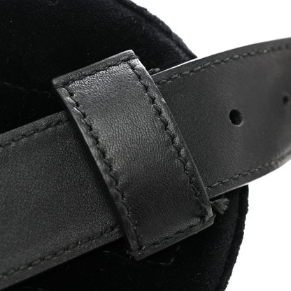 Velvet Matelasse GG Marmont Belt Bag 75 30 Black