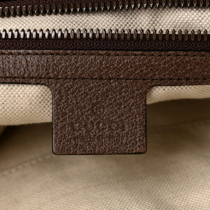 GG Supreme Monogram Web Medium Ophidia Messenger Bag Brown