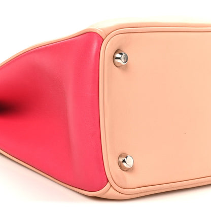 Smooth Calfskin Medium Tri-Color Diorissimo Tote Pink Fuchsia Orange