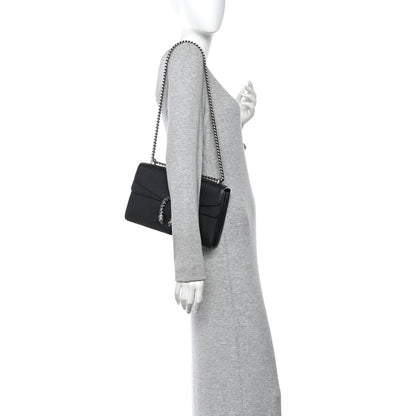Pebbled Calfskin Small Dionysus Shoulder Bag Black