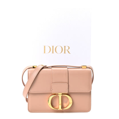 Smooth Calfskin Micro 30 Montaigne Flap Bag Rose Des Vents