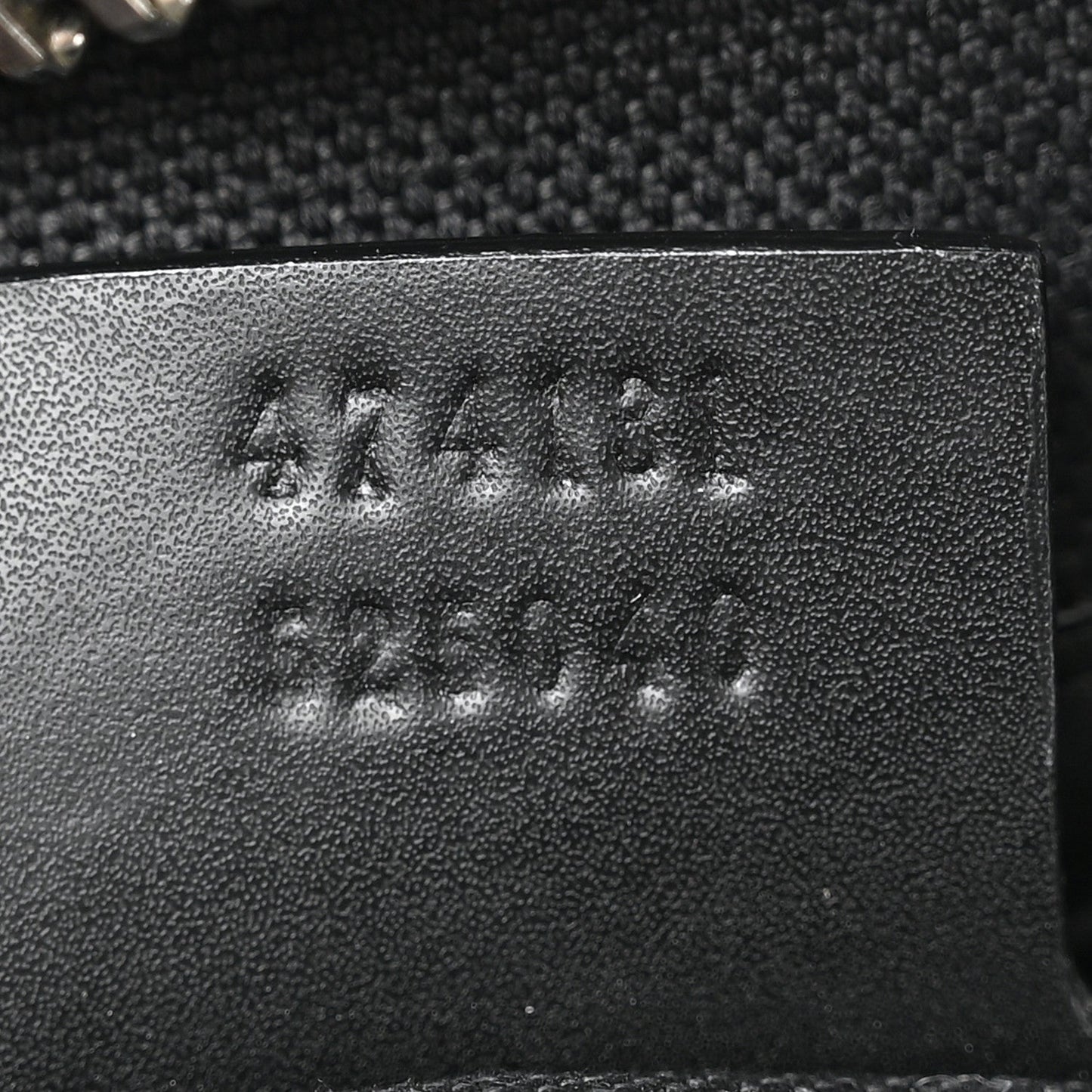 Soft GG Supreme Monogram Appia Calfskin Web Medium Carry On Duffle Bag Black Grey