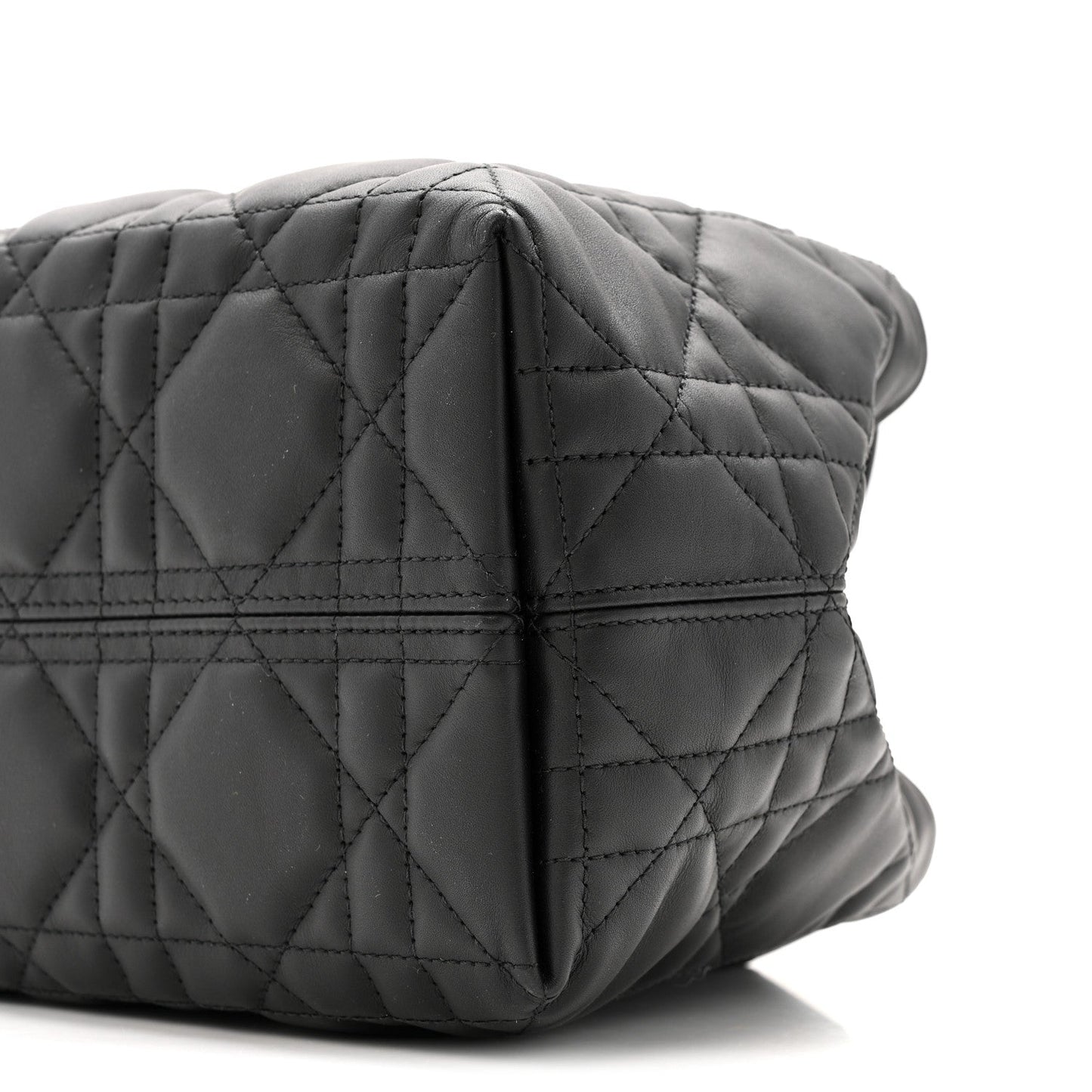 Calfskin Macrocannage Small Toujours  Black