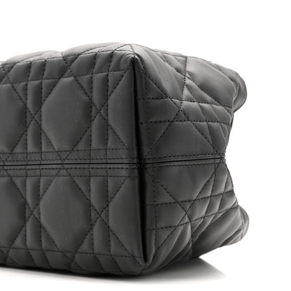 Calfskin Macrocannage Small Toujours  Black