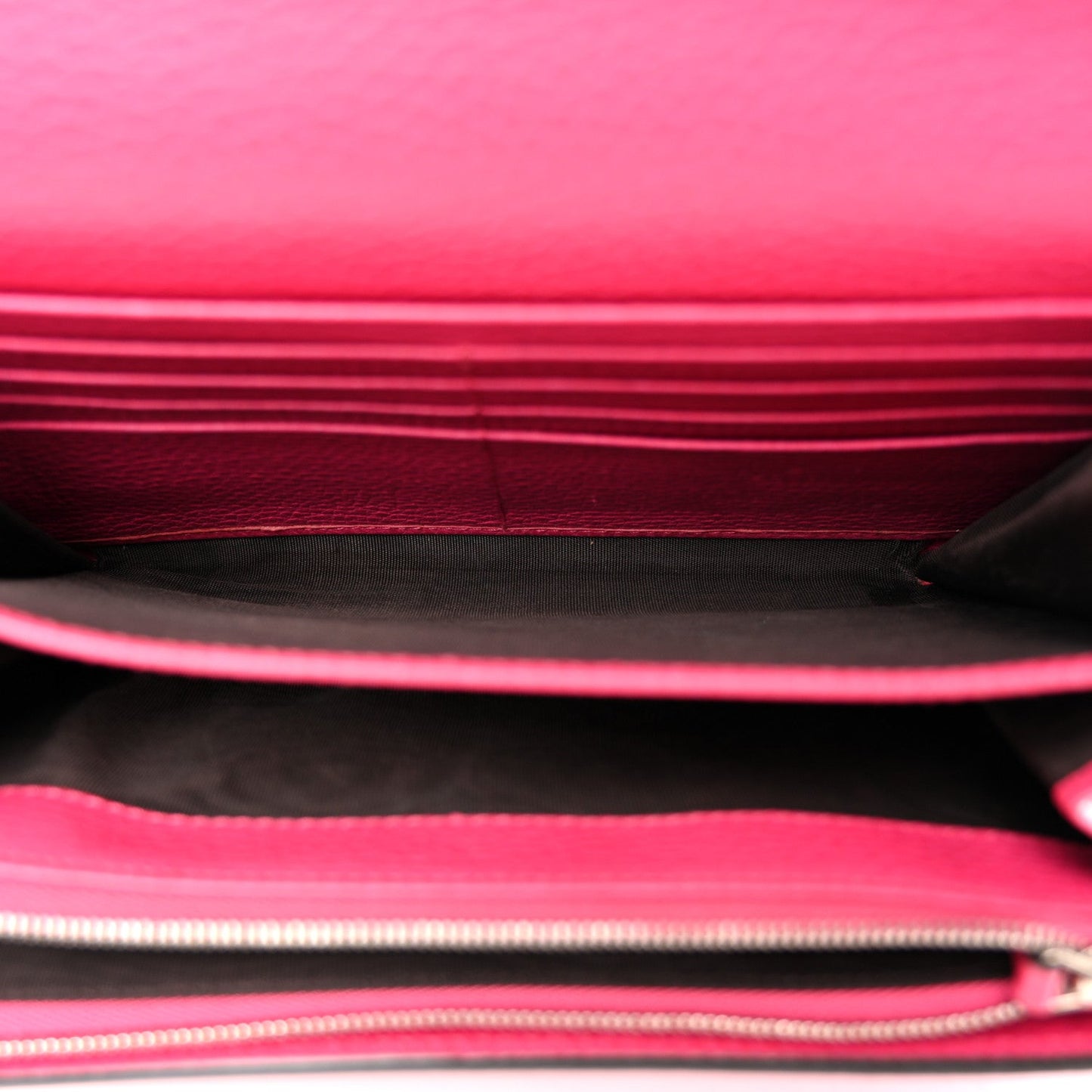 Dollar Calfskin Crystal Mini Dionysus Chain Wallet Box Pink