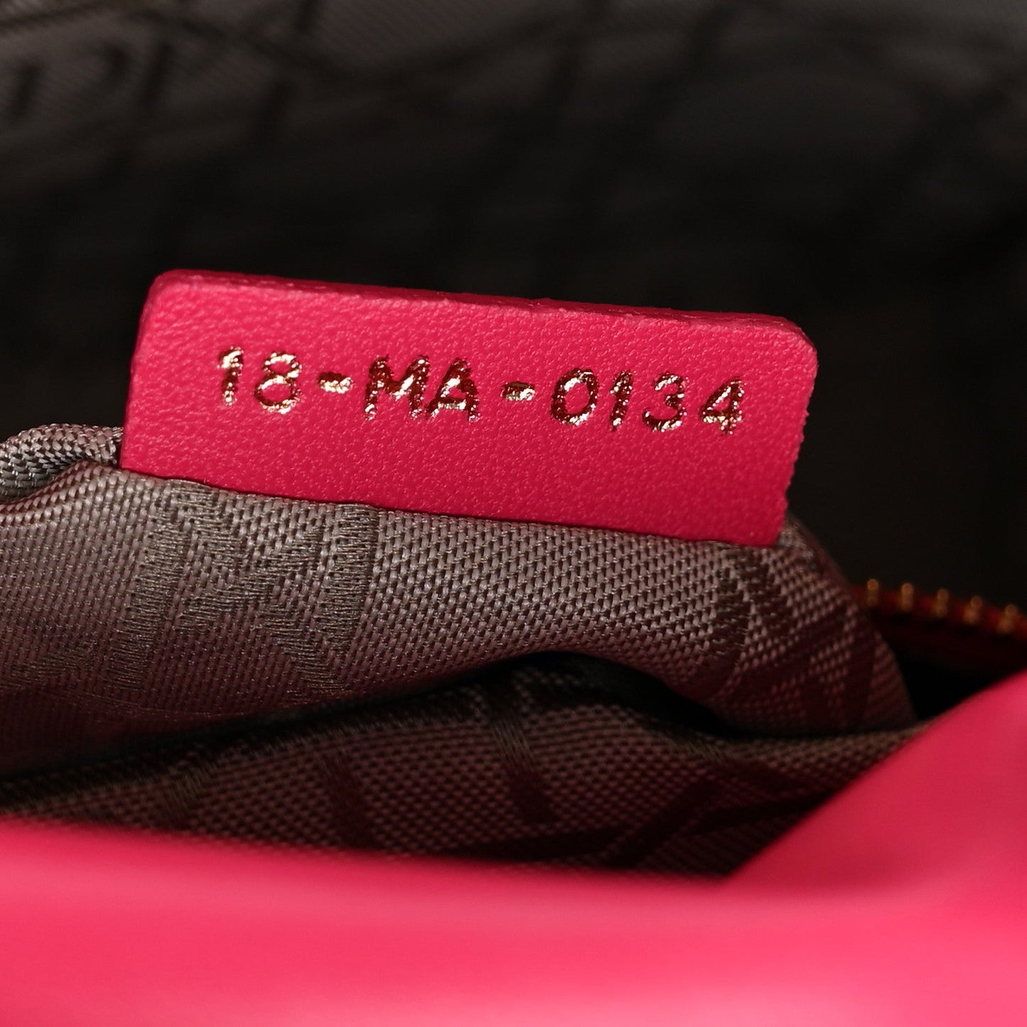 Lambskin Cannage Mini Lady Dior Pink