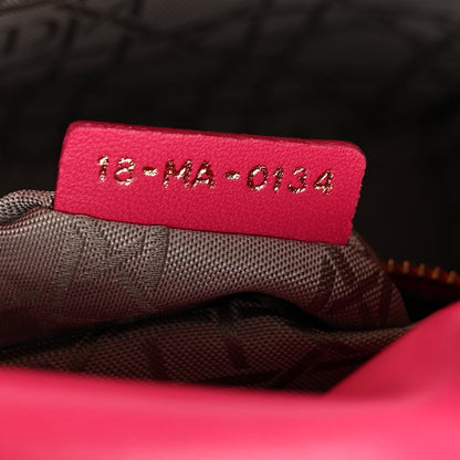 Lambskin Cannage Mini Lady Dior Pink