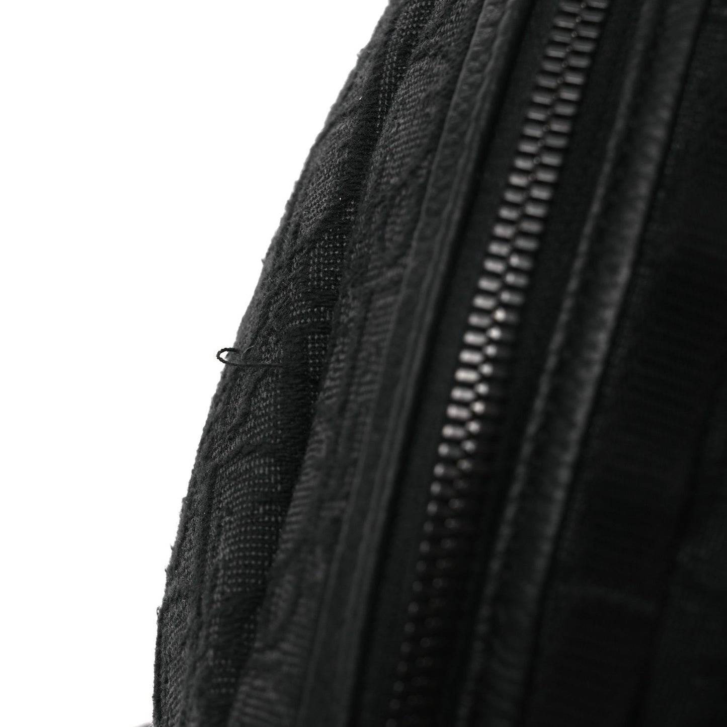 Grained Calfskin Oblique Scarab Sling Bag Black
