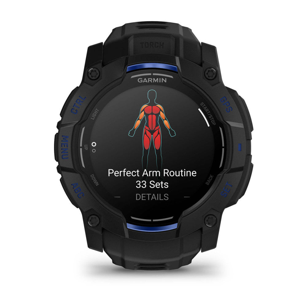 Garmin 010-03020-03 Instinct® 3 – 50 mm, AMOLED Quartz Men's Watch Limited Ed.