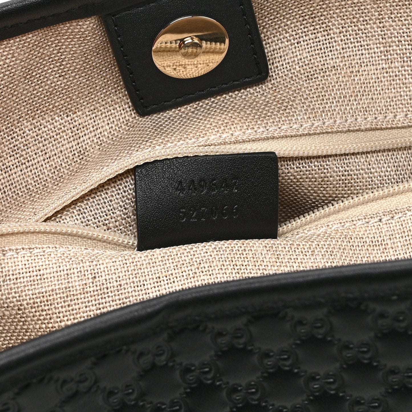 Microguccissima Medium Joy Tote Black