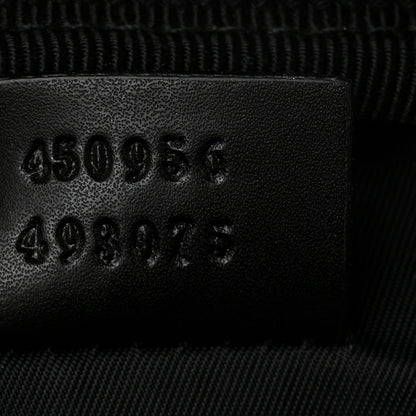 GG Supreme Monogram Web Belt Bag Black