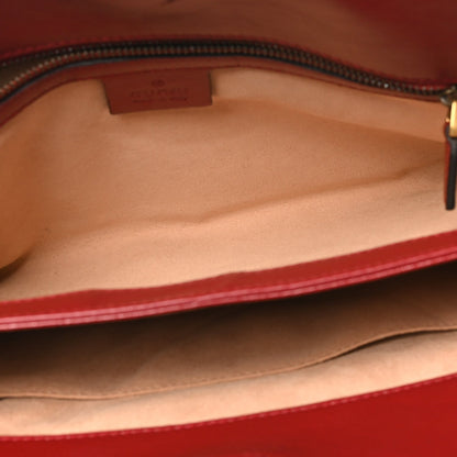Azalea Calfskin Matelasse Heart Medium GG Marmont Slim Shoulder Bag Romantic Cerise