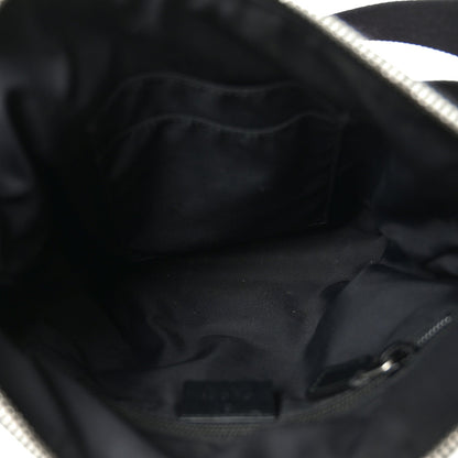 GG Supreme Monogram Web Messenger Bag Black