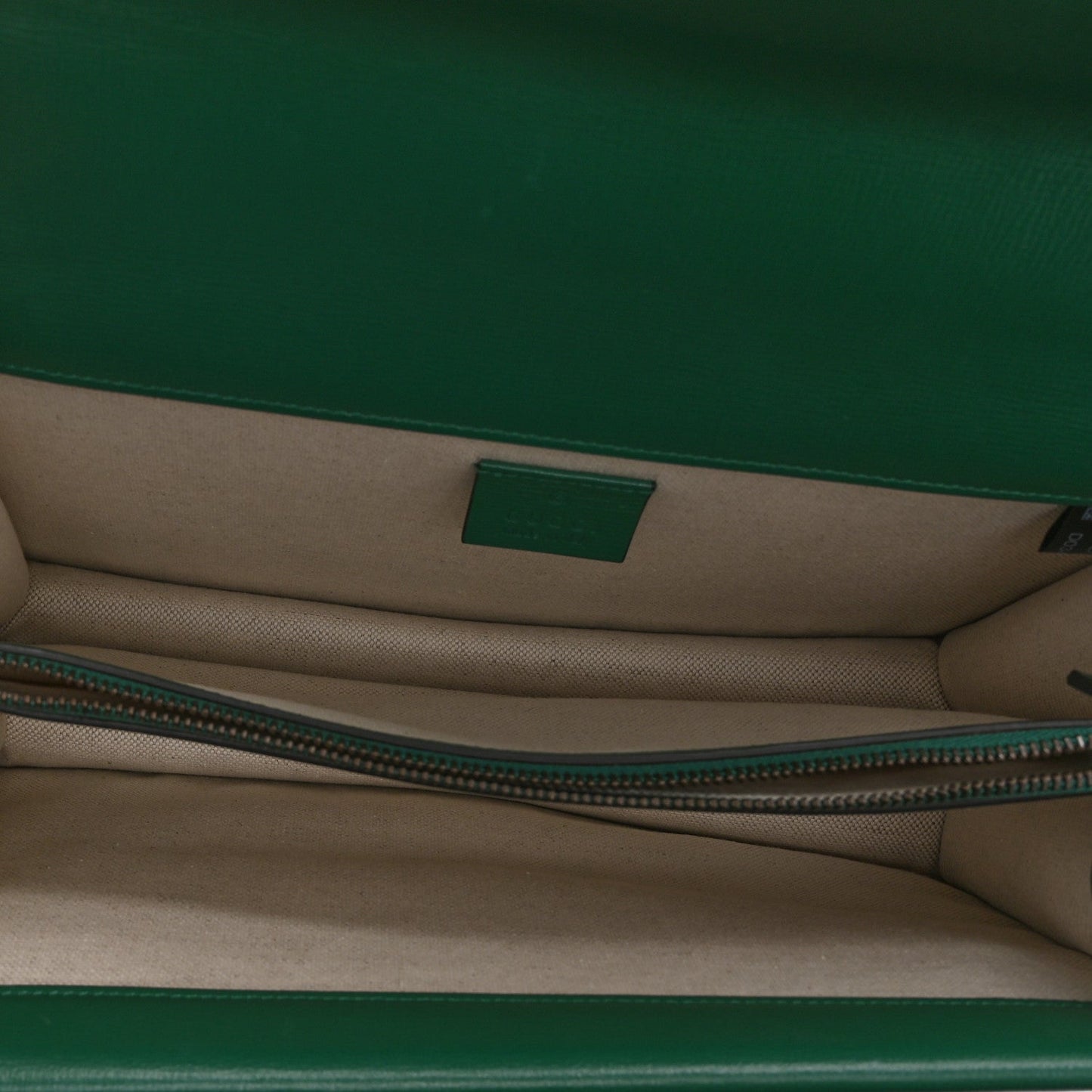 Azalea Calfskin Enamel Small Dionysus Shoulder Bag New Shamarock Emerald Off White
