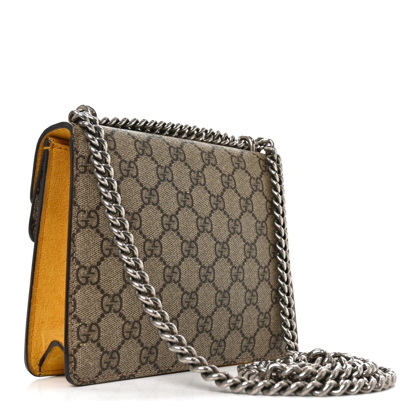 GG Supreme Monogram Mini Dionysus Shoulder Bag Yellow
