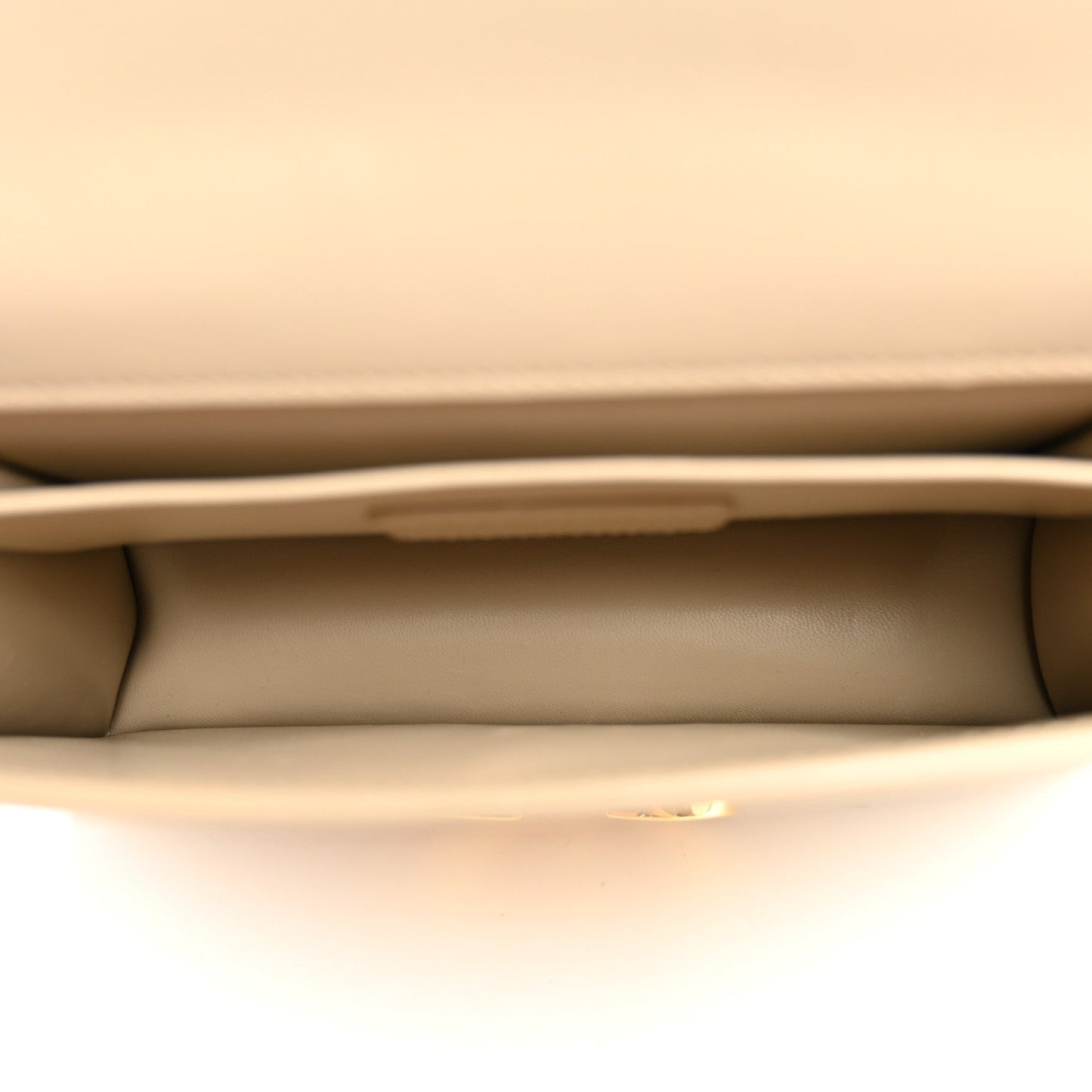 Smooth Calfskin 30 Montaigne Flap Bag Beige