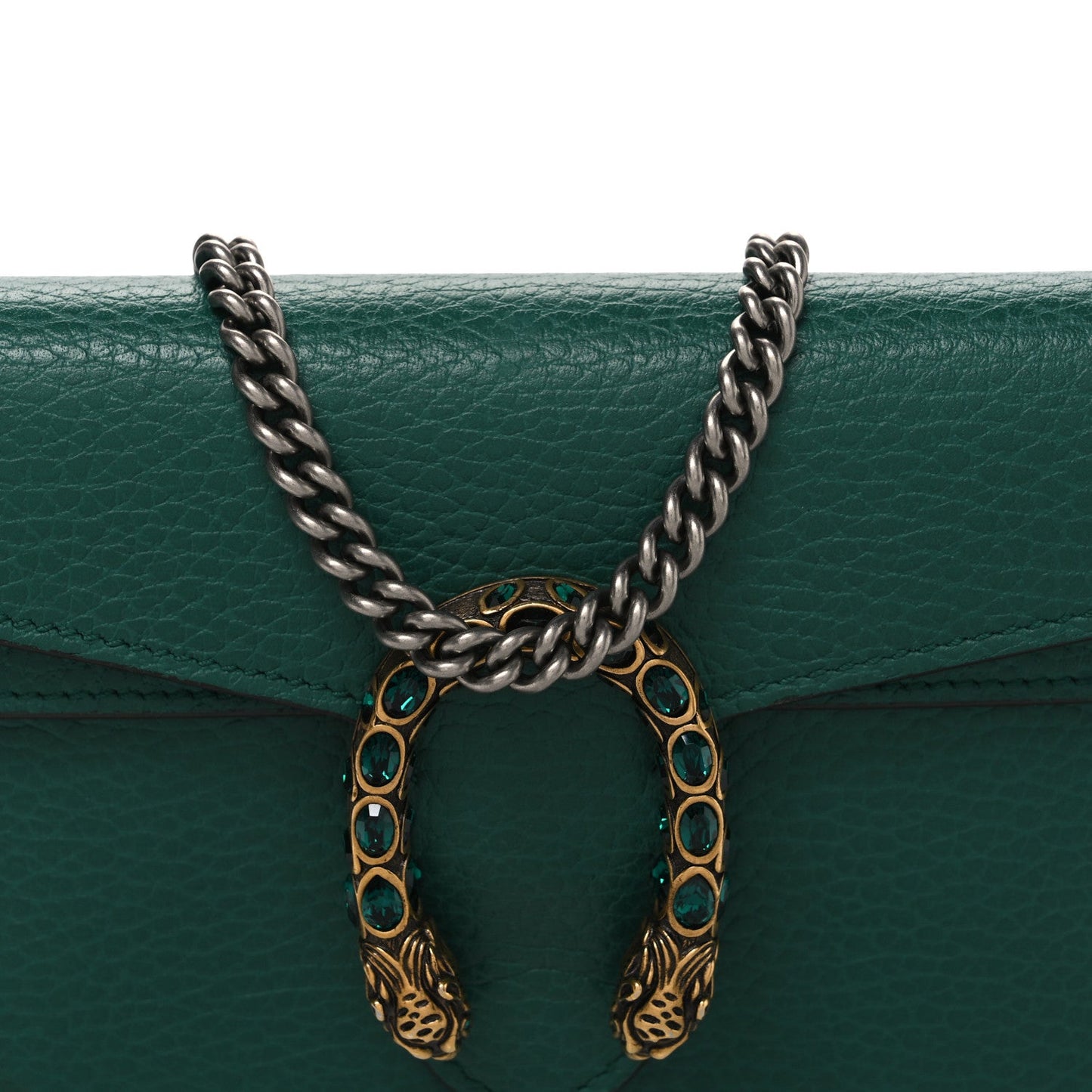 Calfskin Super Mini Dionysus Shoulder Bag Emerald