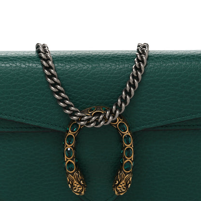 Calfskin Super Mini Dionysus Shoulder Bag Emerald