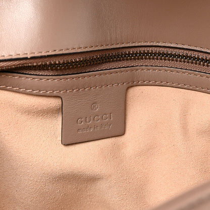 Calfskin Matelasse Small GG Marmont Shoulder Bag Porcelain Rose