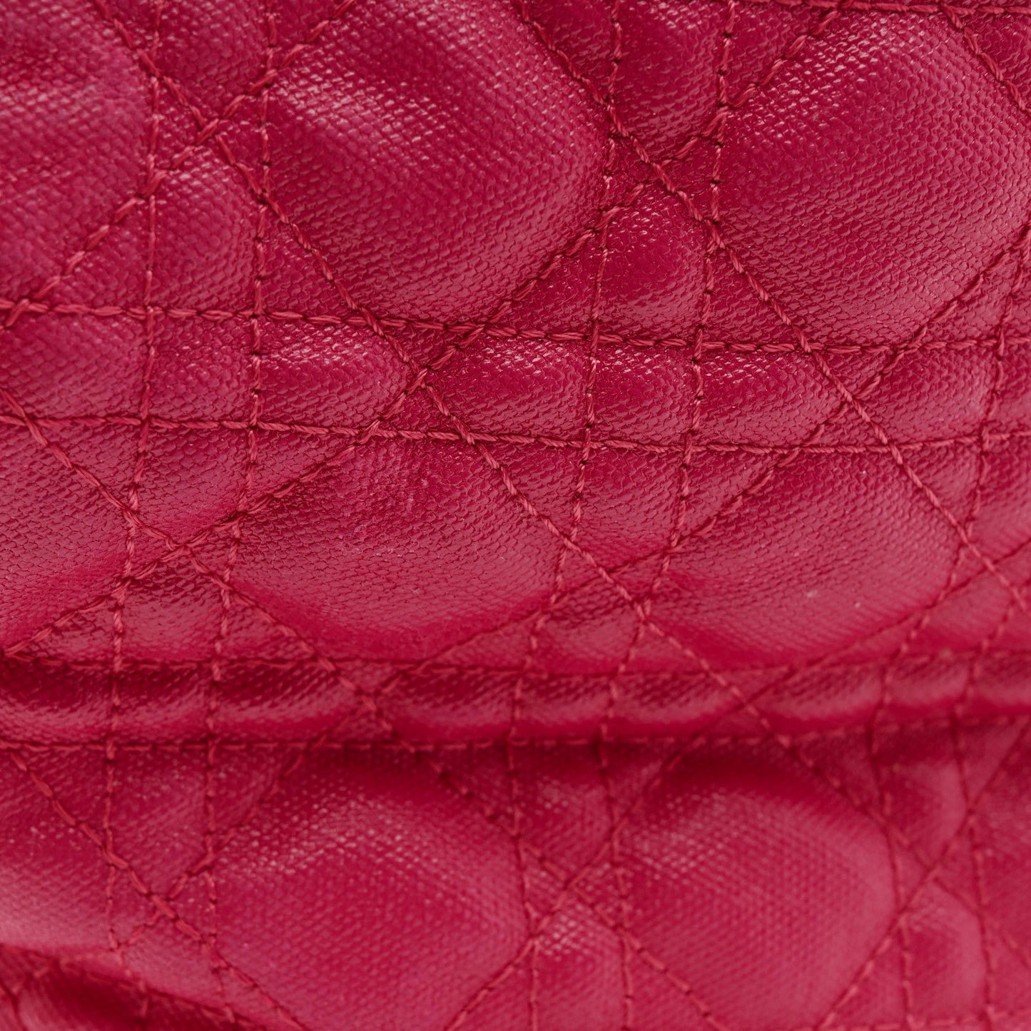 Coated Canvas Cannage Medium Panarea Tote Pink