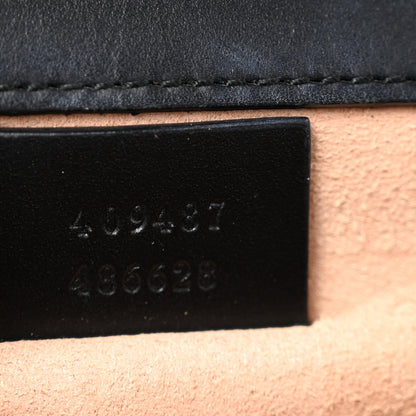 Guccissima Small Padlock Shoulder Bag Black