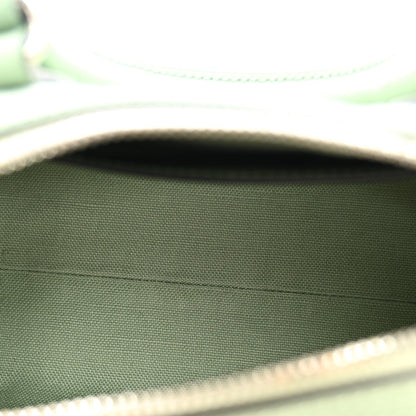 Denim GG Monogram Calfskin Mini Ophidia Top Handle Bag Pale Green