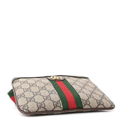 GG Supreme Monogram Web Ophidia Utility Belt Bag  85 34 Beige Ebony New Acero