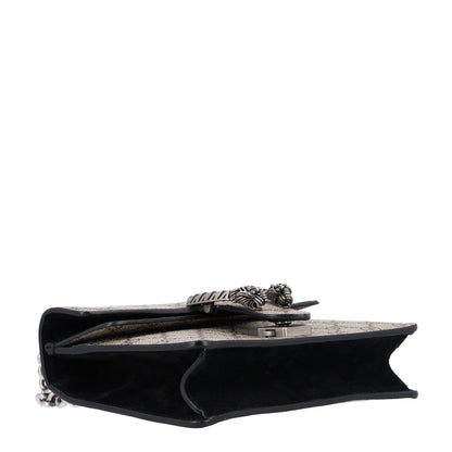GG Supreme Monogram Mini Dionysus Shoulder Bag Black