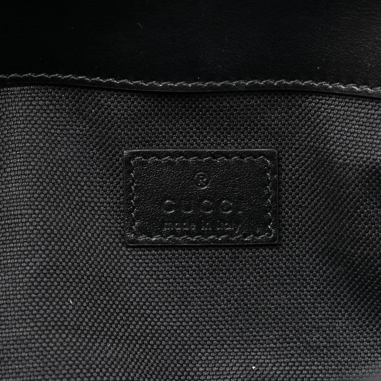 Calfskin Matelasse Monochrome GG Marmont Crossbody Shoulder Bag Black