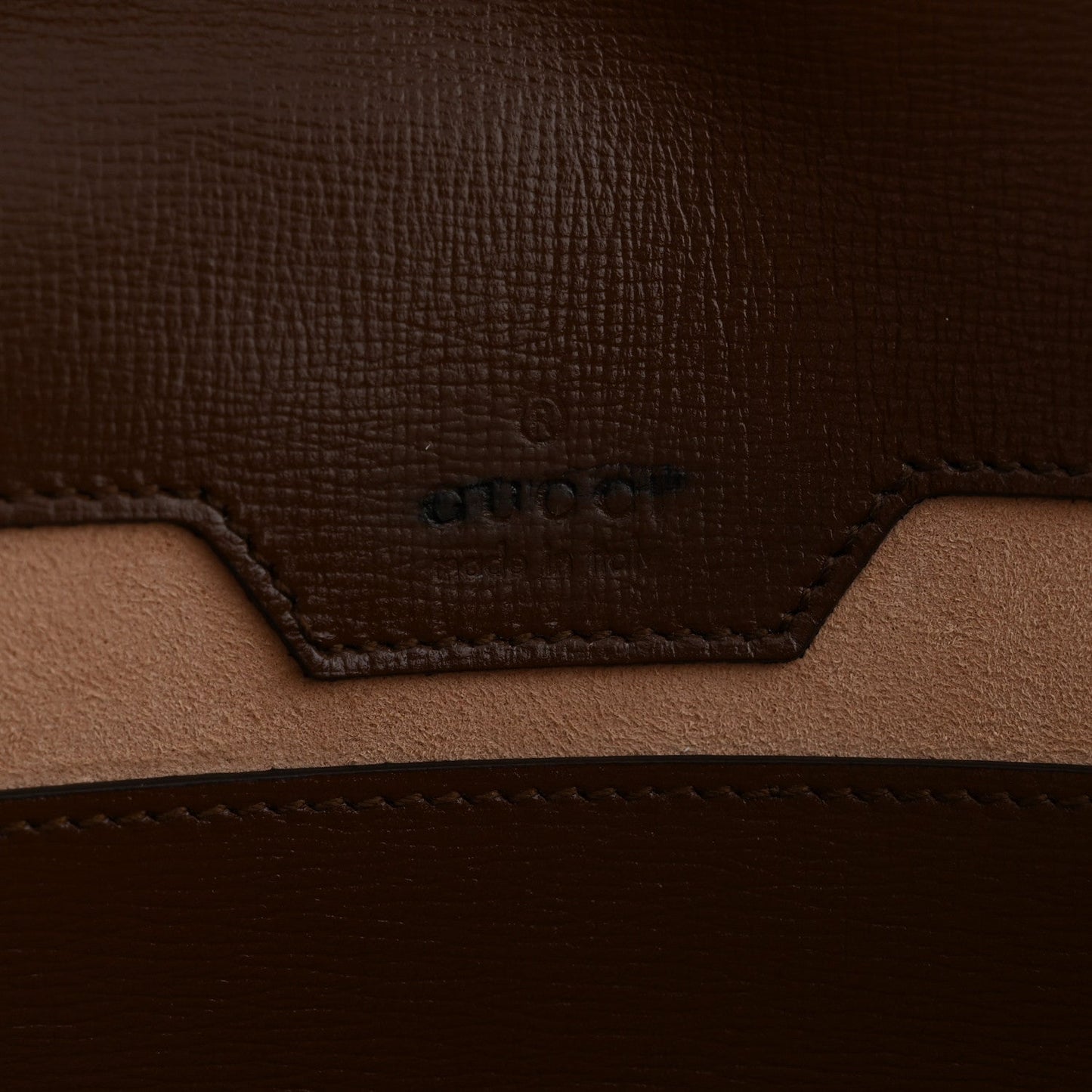 GG Supreme Monogram Azalea Calfskin Web Small Horsebit 1955 Crossbody Bag Beige Ebony Brown Sugar