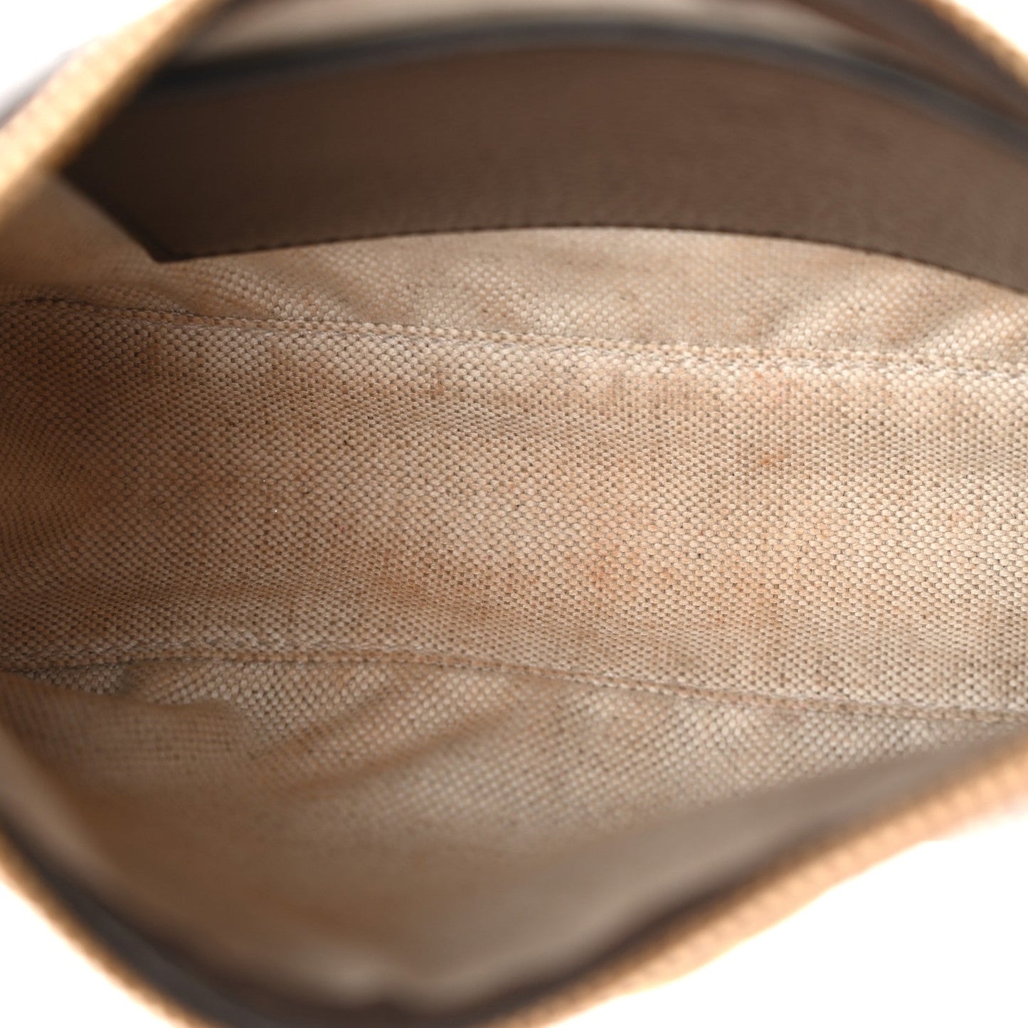 GG Supreme Monogram Textured Dollar Calfskin Web Small Ophidia GG Handbag Beige Ebony New Acero