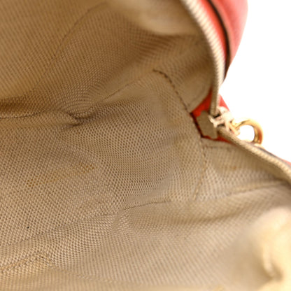 Pebbled Calfskin Small Soho Disco Bag Sun Orange