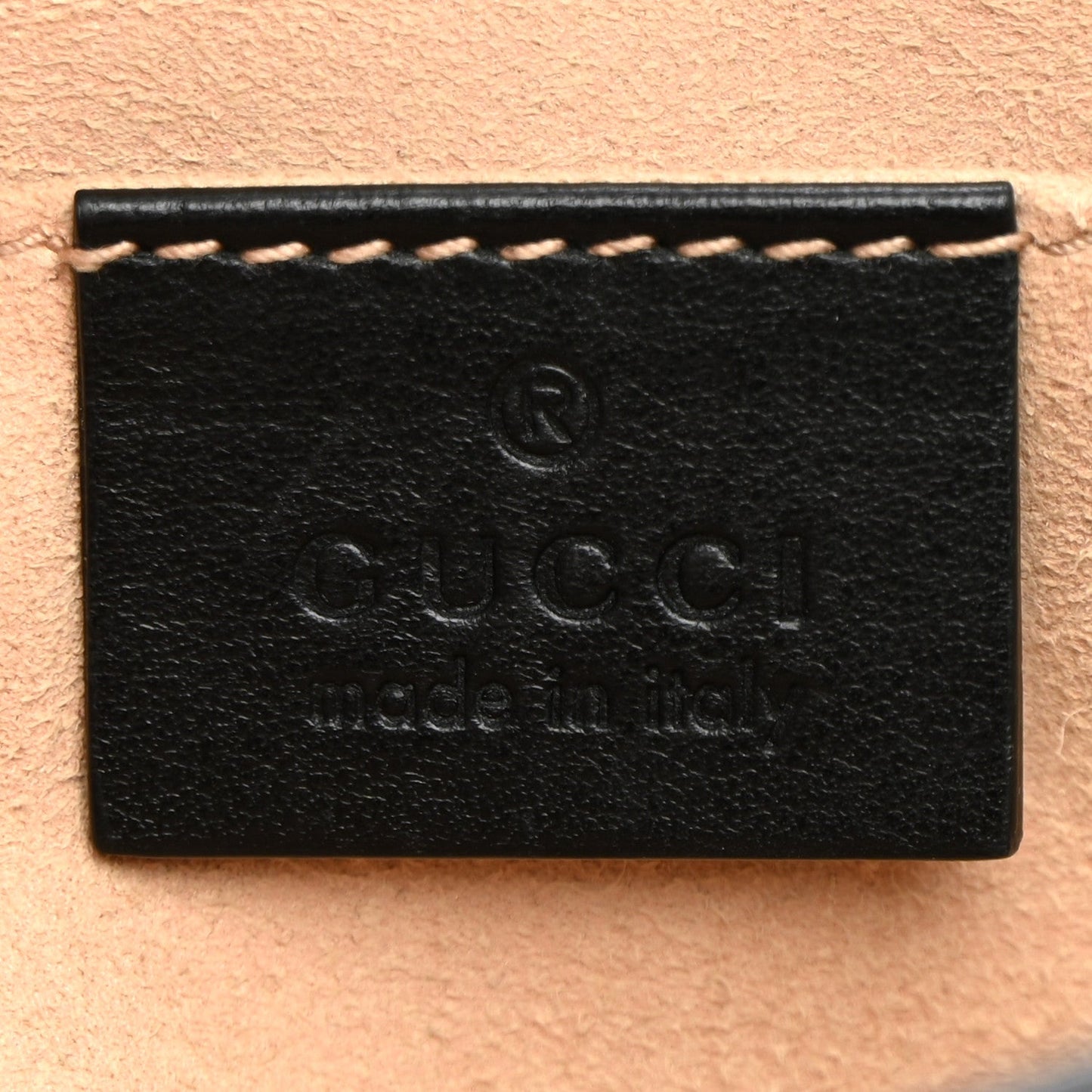 Calfskin Matelasse Mini GG Marmont Shoulder Bag Black